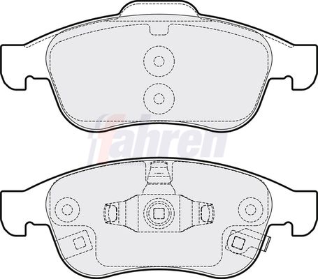 Fahren FBP3652 Brake Pad Set, disc brake - 1