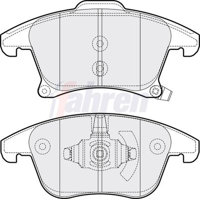 Fahren FBP3654 Brake Pad Set, disc brake - 1