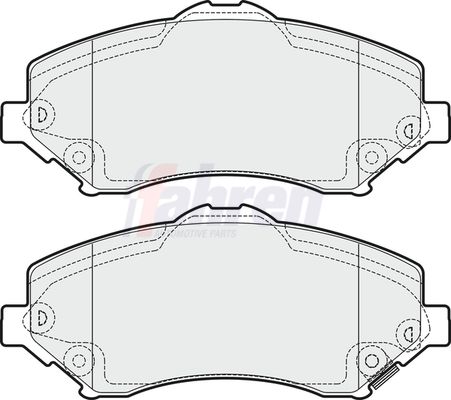 Fahren FBP3656 Brake Pad Set, disc brake - 1