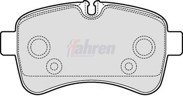Fahren FBP3664 Brake Pad Set, disc brake - 1