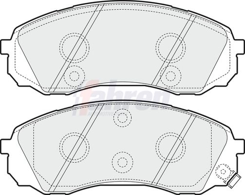 Fahren FBP3670 Brake Pad Set, disc brake - 1