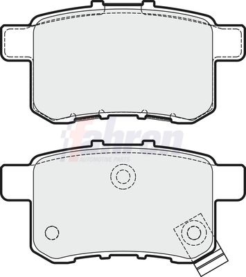 Fahren FBP3678 Brake Pad Set, disc brake - 1