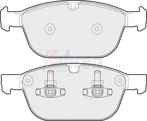 Fahren FBP3692 Brake Pad Set, disc brake - 1