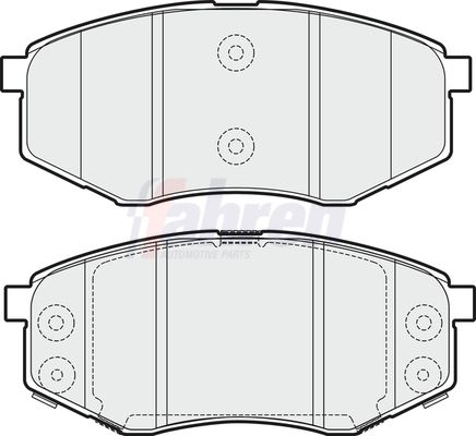 Fahren FBP3701 Brake Pad Set, disc brake - 1