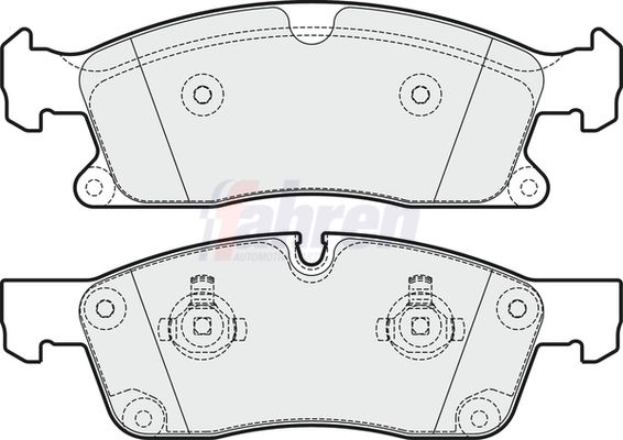 Fahren FBP3704 Brake Pad Set, disc brake - 1
