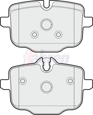 Fahren FBP3705 Brake Pad Set, disc brake - 1
