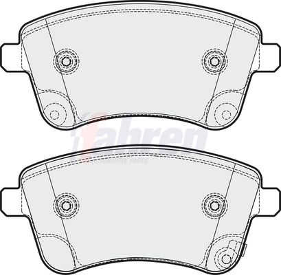 Fahren FBP3706 Brake Pad Set, disc brake - 1
