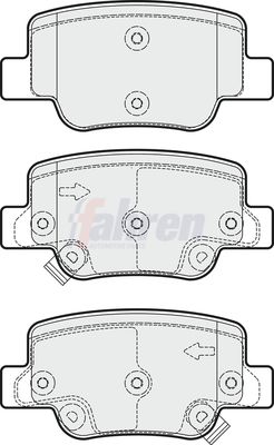 Fahren FBP3714 Brake Pad Set, disc brake - 1