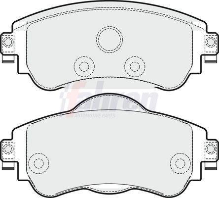 Fahren FBP3717 Brake Pad Set, disc brake - 1