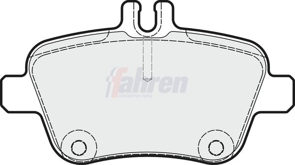 Fahren FBP3722 Brake Pad Set, disc brake - 1