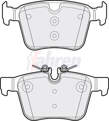 Fahren FBP3729 Brake Pad Set, disc brake - 1