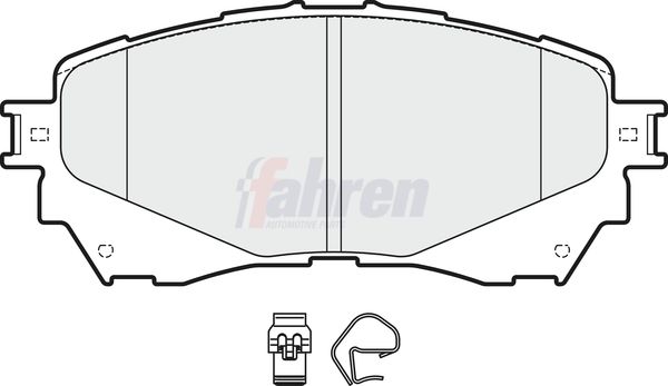 Fahren FBP3735 Brake Pad Set, disc brake - 1