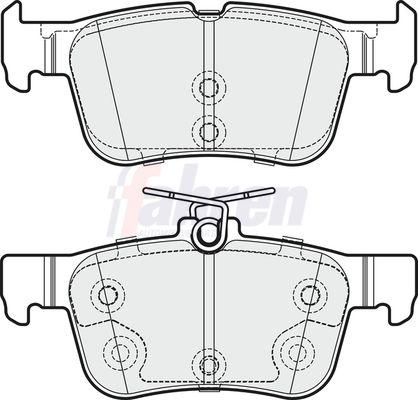 Fahren FBP3739 Brake Pad Set, disc brake - 1