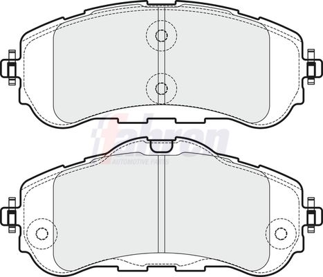 Fahren FBP3743 Brake Pad Set, disc brake - 1