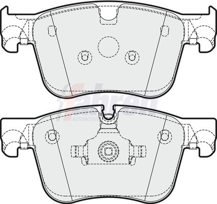 Fahren FBP3744 Brake Pad Set, disc brake - 1