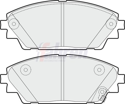 Fahren FBP3747 Brake Pad Set, disc brake - 1