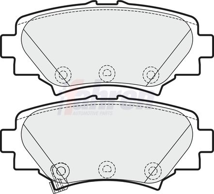 Fahren FBP3748 Brake Pad Set, disc brake - 1