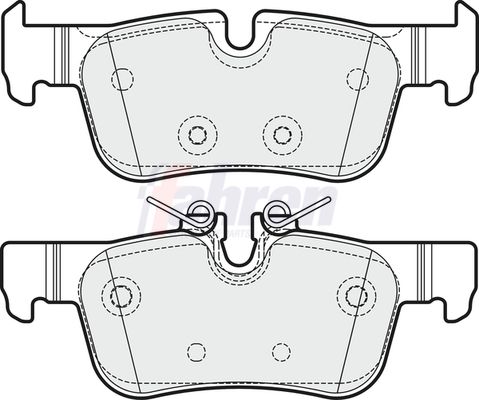 Fahren FBP3750 Brake Pad Set, disc brake - 1
