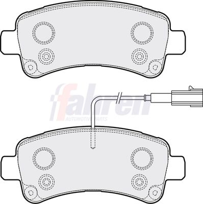 Fahren FBP3754 Brake Pad Set, disc brake - 1