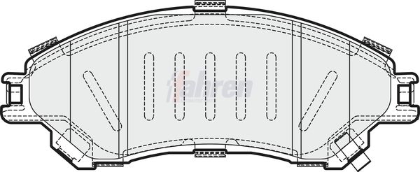 Fahren FBP3755 Brake Pad Set, disc brake - 1