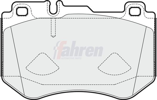 Fahren FBP3756 Brake Pad Set, disc brake - 1