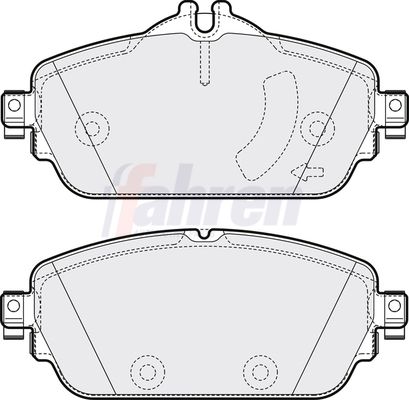 Fahren FBP3757 Brake Pad Set, disc brake - 1