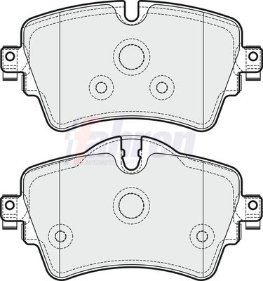 Fahren FBP3759 Brake Pad Set, disc brake - 1