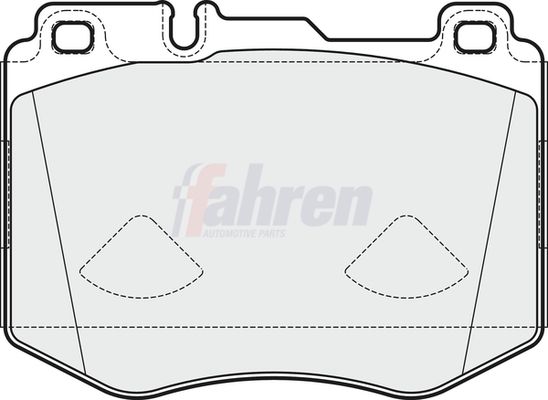 Fahren FBP3760 Brake Pad Set, disc brake - 1