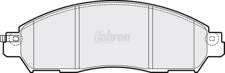 Fahren FBP3761 Brake Pad Set, disc brake - 1
