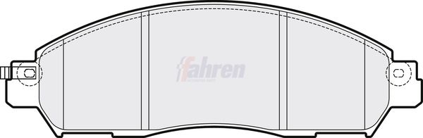 Fahren FBP3761 Brake Pad Set, disc brake - 1