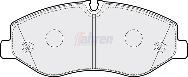 Fahren FBP3764 Brake Pad Set, disc brake - 1