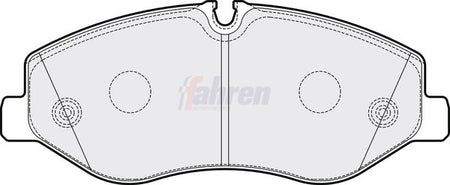 Fahren FBP3764 Brake Pad Set, disc brake - 1