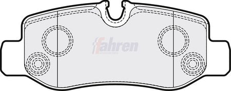 Fahren FBP3765 Brake Pad Set, disc brake - 1