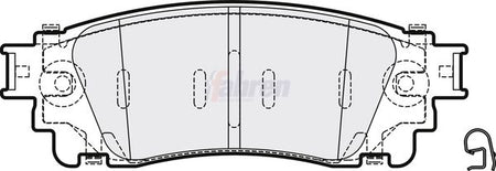 Fahren FBP3769 Brake Pad Set, disc brake - 1
