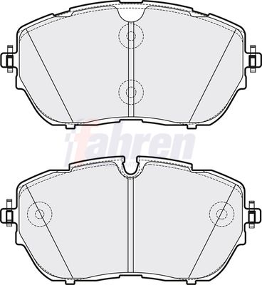 Fahren FBP3772 Brake Pad Set, disc brake - 1