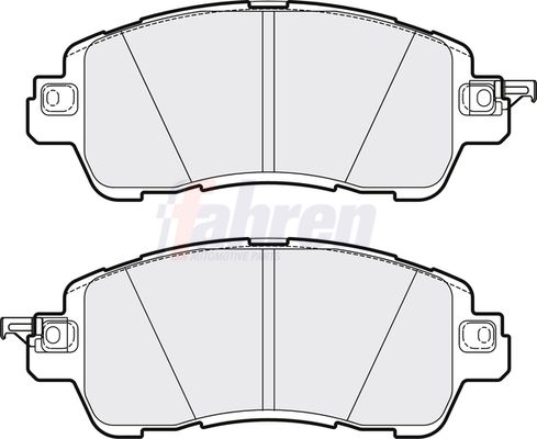 Fahren FBP3773 Brake Pad Set, disc brake - 1