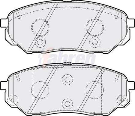 Fahren FBP3774 Brake Pad Set, disc brake - 1