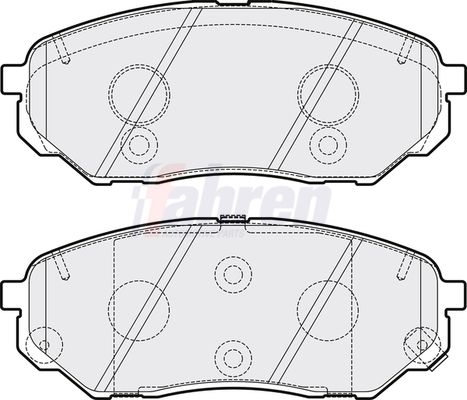 Fahren FBP3774 Brake Pad Set, disc brake - 1