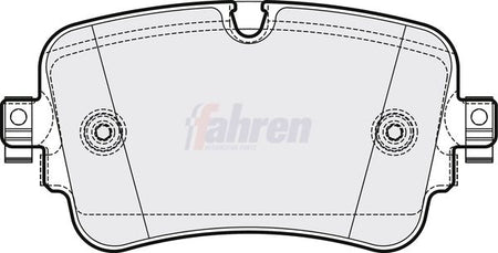 Fahren FBP3775 Brake Pad Set, disc brake - 1