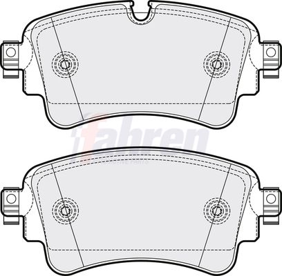 Fahren FBP3776 Brake Pad Set, disc brake - 1