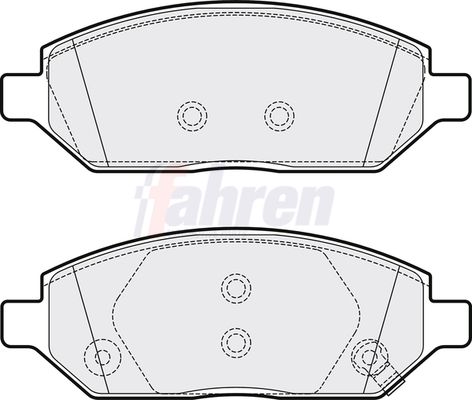 Fahren FBP3777 Brake Pad Set, disc brake - 1