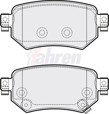 Fahren FBP3782 Brake Pad Set, disc brake - 1
