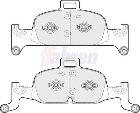 Fahren FBP3785 Brake Pad Set, disc brake - 1