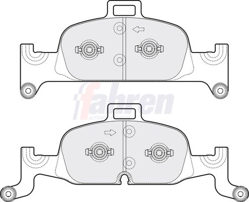 Fahren FBP3785 Brake Pad Set, disc brake - 1