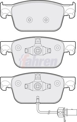 Fahren FBP3786 Brake Pad Set, disc brake - 1