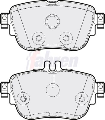 Fahren FBP3790 Brake Pad Set, disc brake - 1