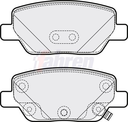 Fahren FBP3791 Brake Pad Set, disc brake - 1