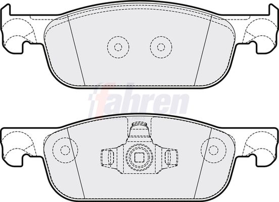 Fahren FBP3794 Brake Pad Set, disc brake - 1