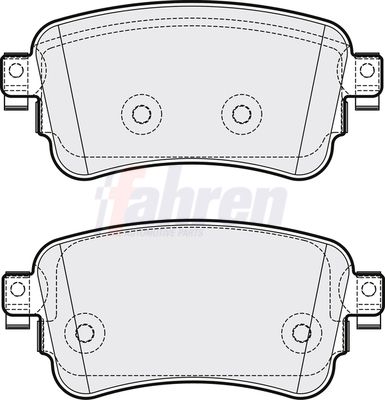 Fahren FBP3796 Brake Pad Set, disc brake - 1