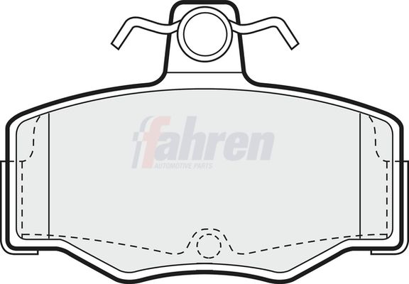 Fahren FBP3799 Brake Pad Set, disc brake - 1
